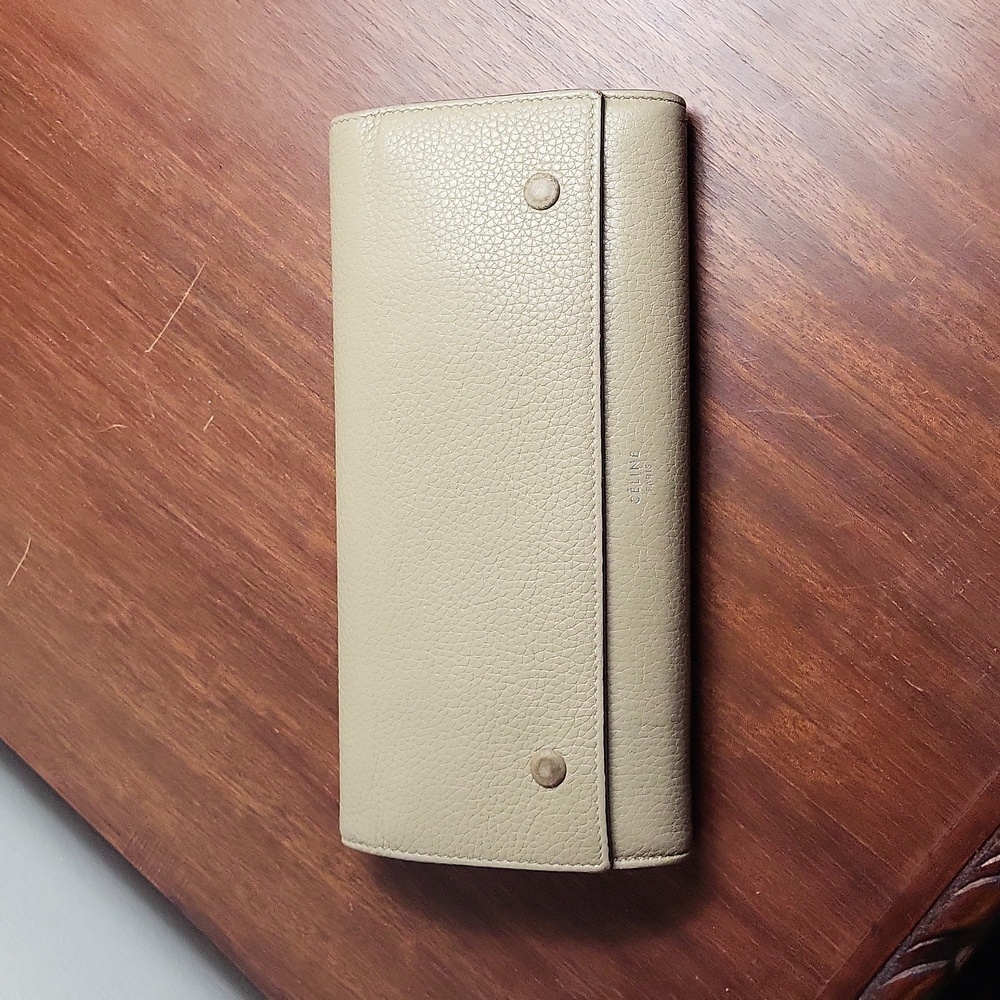 Celine Paris Long Flap Wallet